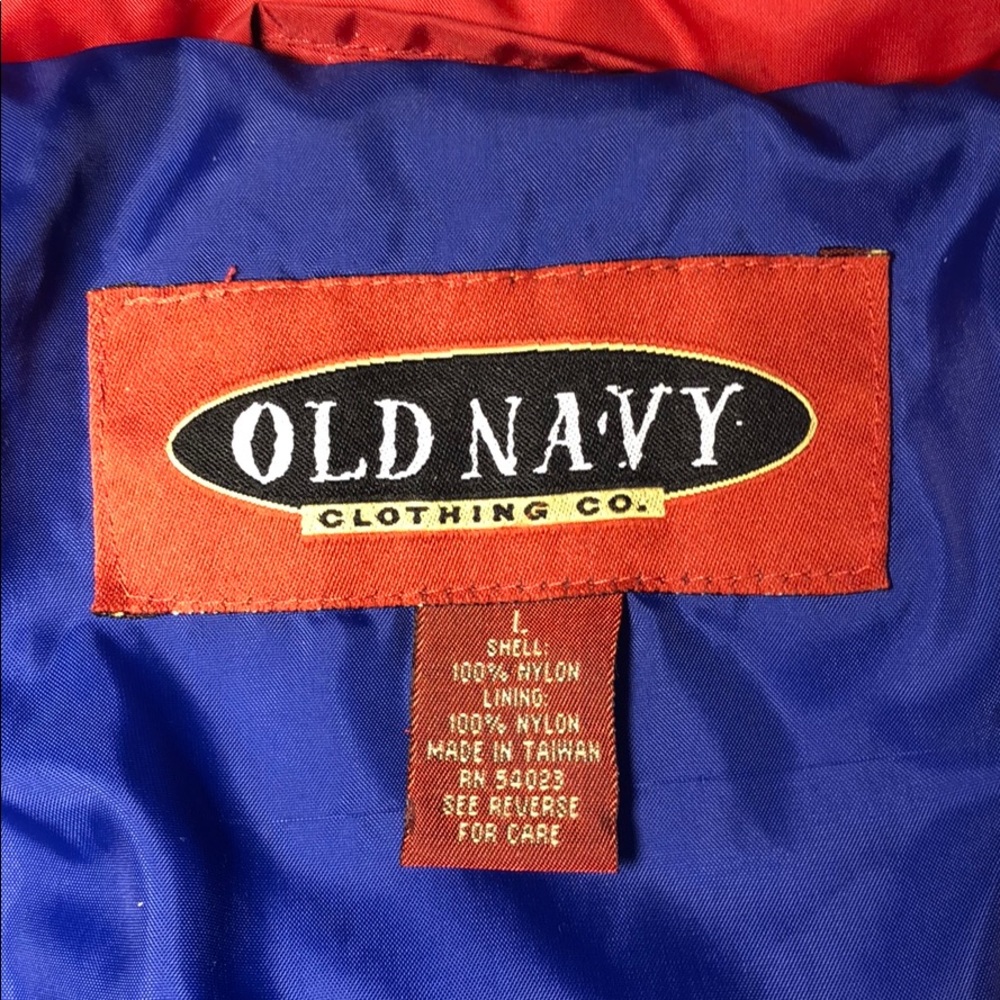 Vintage 1990s old navy puffer jacket - Picture 5 of 8